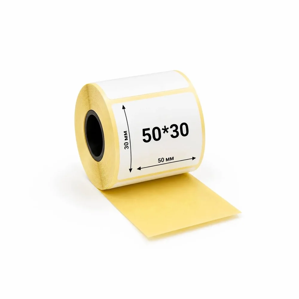 Термоэтикетка 50*30 б/п ЭКО 5000 40 вт.