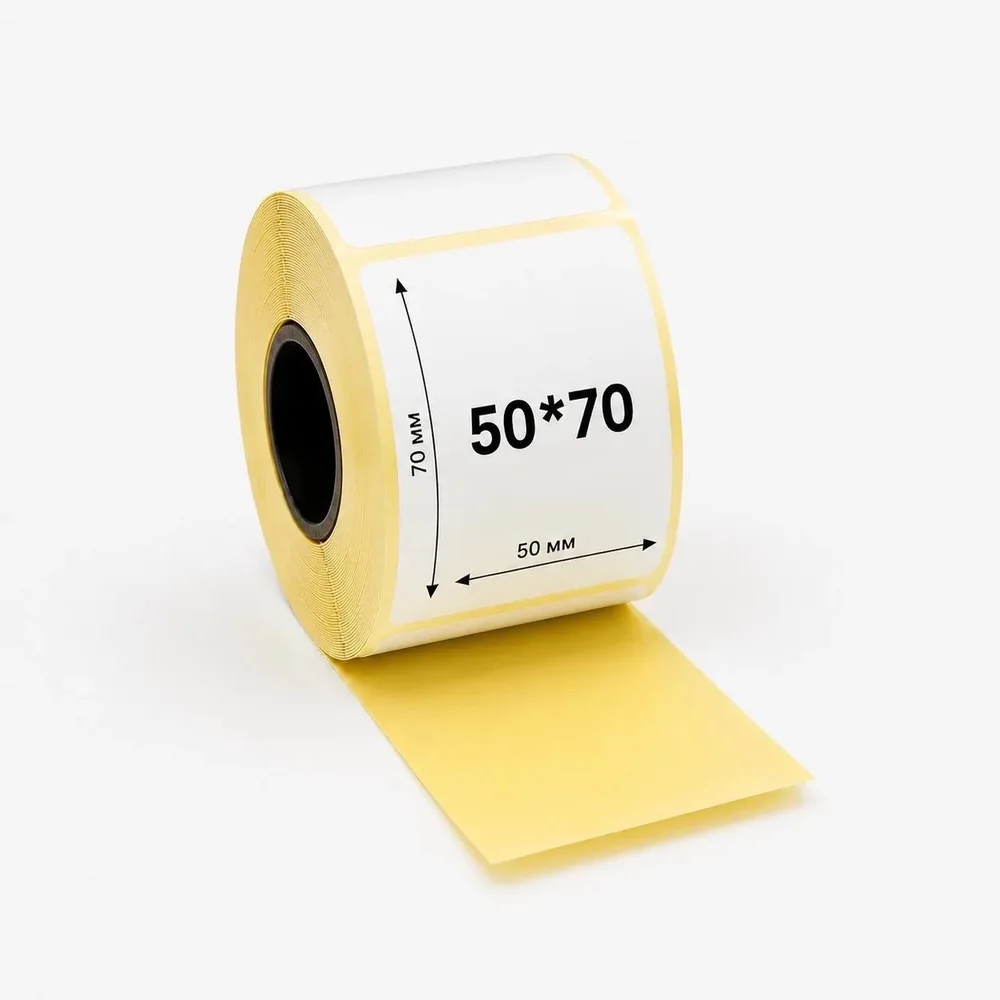 Термоэтикетка 50*70 б/п ЭКО 500 40 вт.
